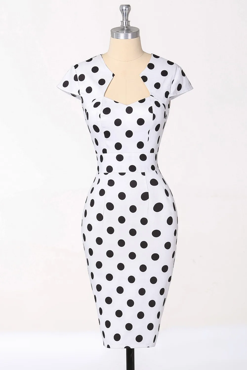 Women Plus Size Pencil Dresses Rockabilly Clothing 2018 Floral Summer Casual Party Office Dress Sexy 50s Vintage Bodycon Dress 7
