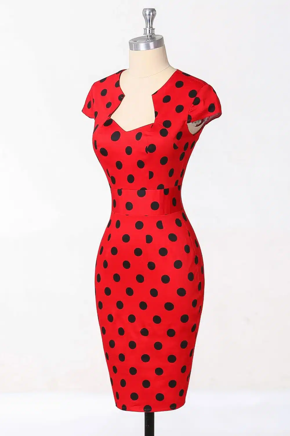 Women Plus Size Pencil Dresses Rockabilly Clothing 2018 Floral Summer Casual Party Office Dress Sexy 50s Vintage Bodycon Dress 8