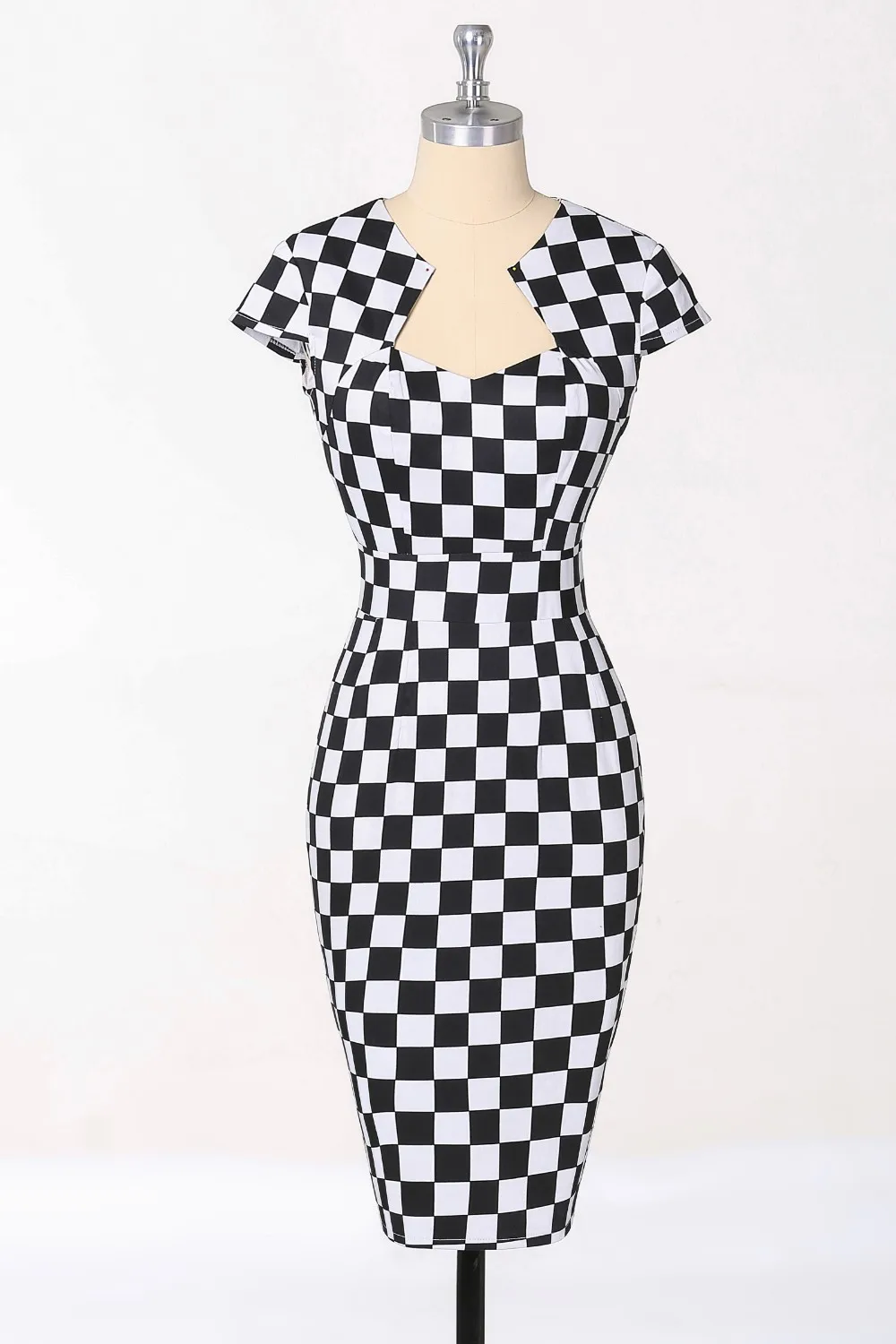 Women Plus Size Pencil Dresses Rockabilly Clothing 2018 Floral Summer Casual Party Office Dress Sexy 50s Vintage Bodycon Dress 16