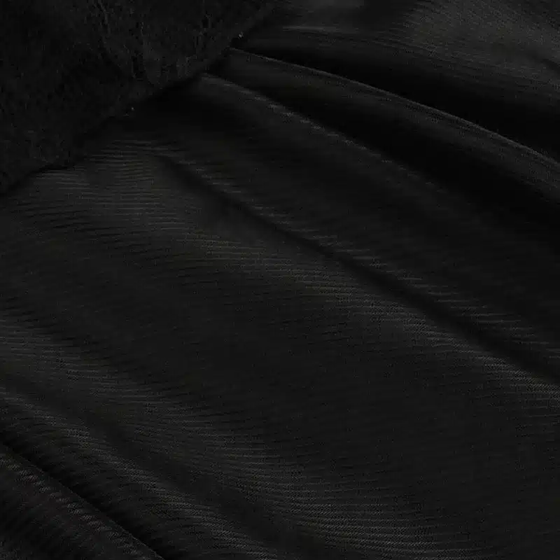 Rosetic Gothic Asymmetrical Dress Black Lace Hollow Fashion Casual Dress Women Witch Streetwear Preppy Dark Sexy Mod Goth Dress 29