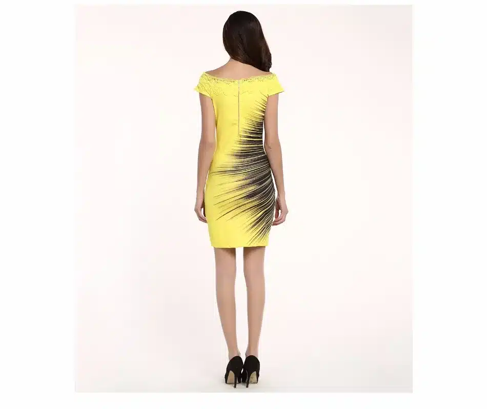 Hot Sale Women Apparel High-Quality Printing Short Sleeve Diamond Decoration Mini Fashion Summer Dress Personality Dresses 71178 18