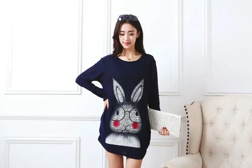 New autumn winter 2017 Fashion Women long sleeve Dresses Plus Size Dress Loose girl casual tops 4xl 5XL tunic pullover elegant 67