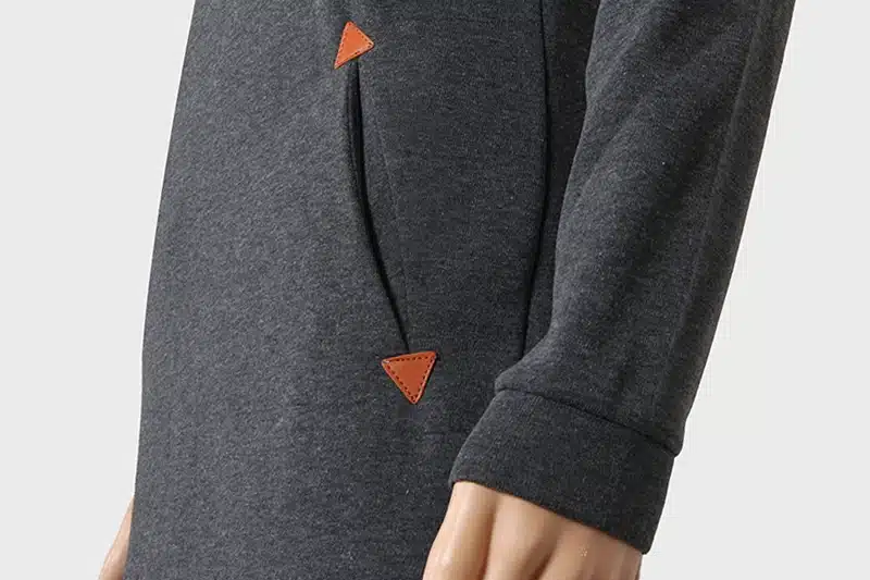 Fashion Autumn Dresses Women Hoodie Dress Pocket Long Sleeve Mini Dress Casual Dress Women Clothing Vestidos De Festa LJ5841E 15