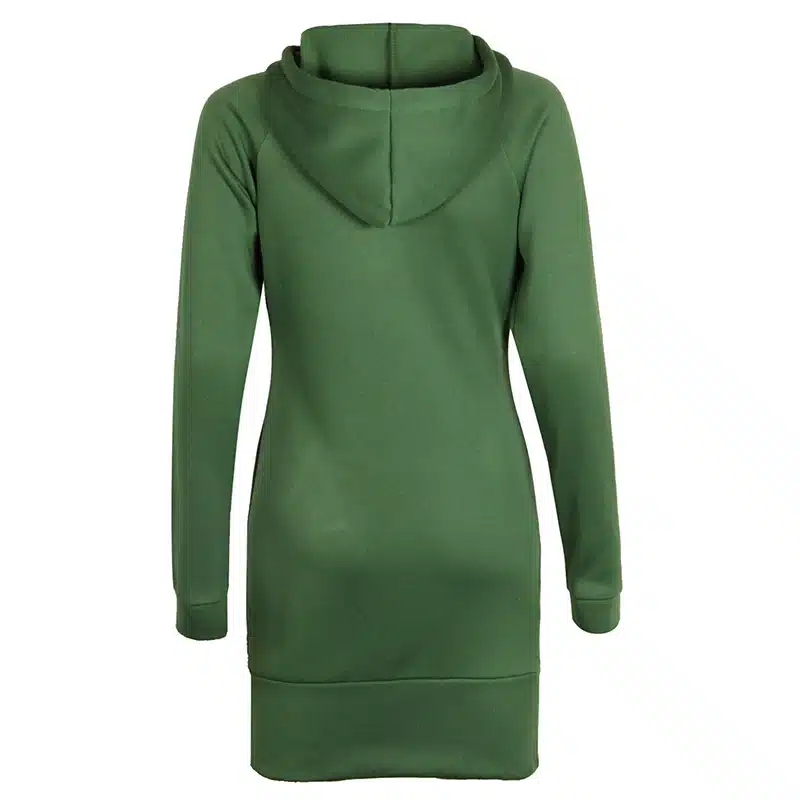 Fashion Autumn Dresses Women Hoodie Dress Pocket Long Sleeve Mini Dress Casual Dress Women Clothing Vestidos De Festa LJ5841E 27