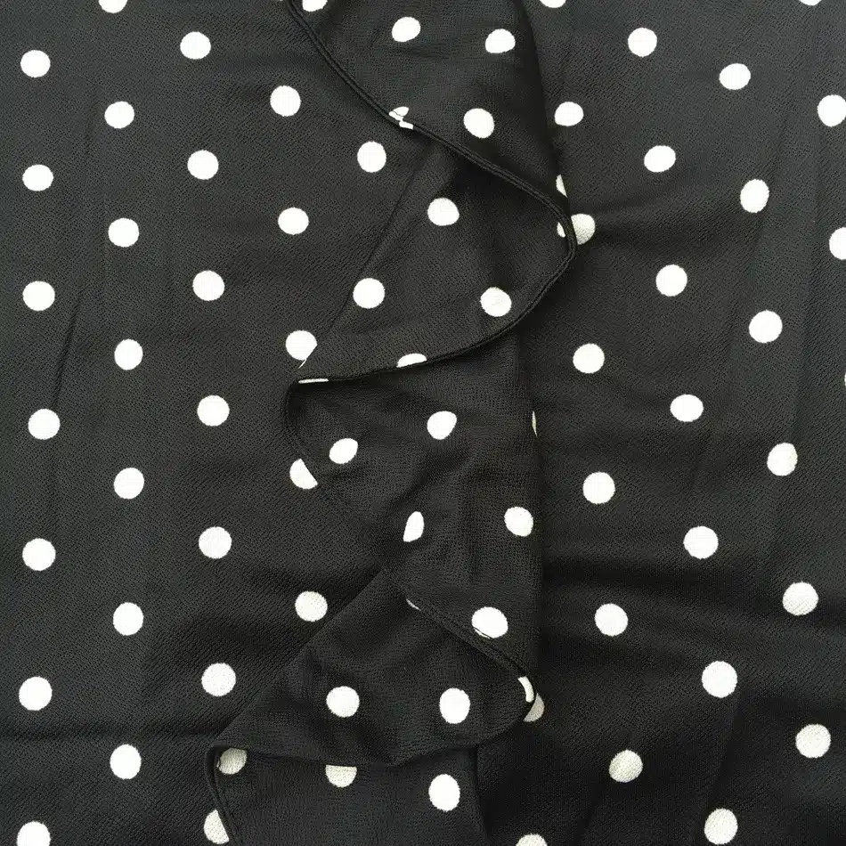 Women Dress Summer Frill Asymmetircal Work Business Pencil Dot Polka Office Knee Length Dresses Plus Size 4XL Womens Clothing 31