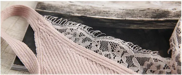 Summer Women Knitting Solid Camis Tops Sleeveless Tee shirts Girls Solid Tops Knitwear Patch Lace Neck Edge JH600 7