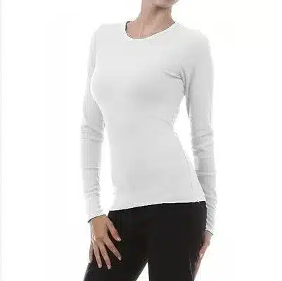 Bohocotol Thermal Long Sleeve T Shirt Top Long Sleeve Basic Crew Neck Fitted Stretch tee Free shipping 4
