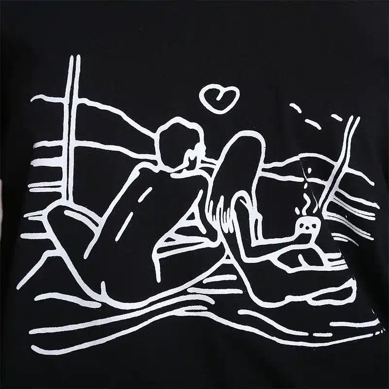 Skeleton T Shirt Women Sexy Off The Shoulder Tops Blusa Black Punk Long Sleeve T-shirt 2017 Poleras De Mujer LF03 46