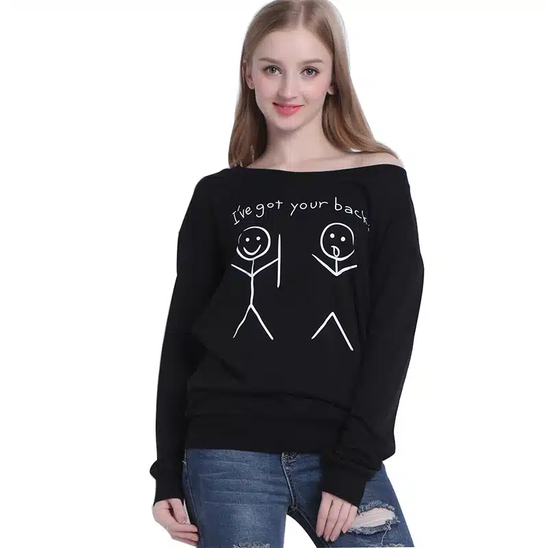 Skeleton T Shirt Women Sexy Off The Shoulder Tops Blusa Black Punk Long Sleeve T-shirt 2017 Poleras De Mujer LF03 47