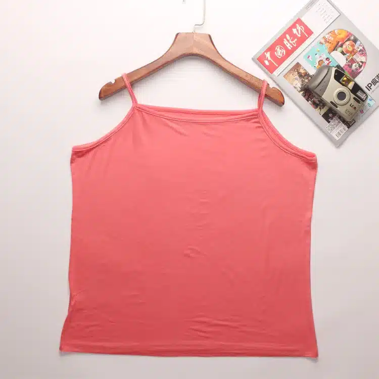 2017 New Arrival Women Fashion casual Solid Candy Color Modal Cotton Sleeveless Vest Tank Tops t shirt Basic Camis Plus Size 6xl 17
