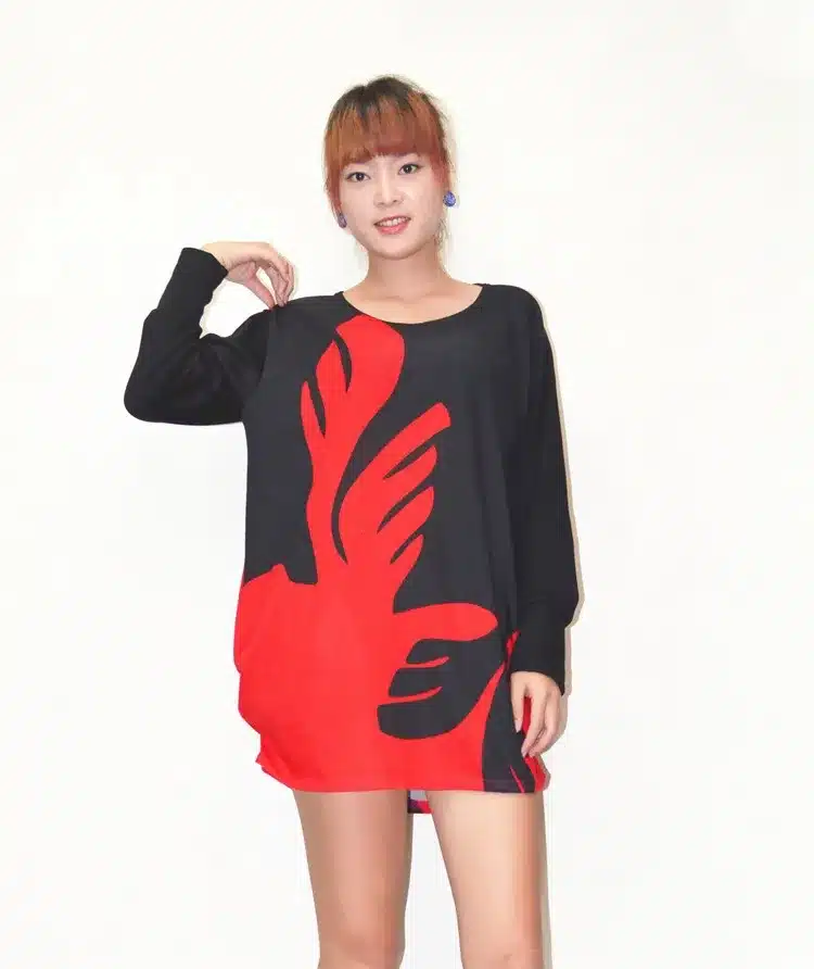 NEW 2018 autumn summer women casual long sleeve t shirt tops & tees plus size loose fashion tunic t-shirt big large XL-5XL 12