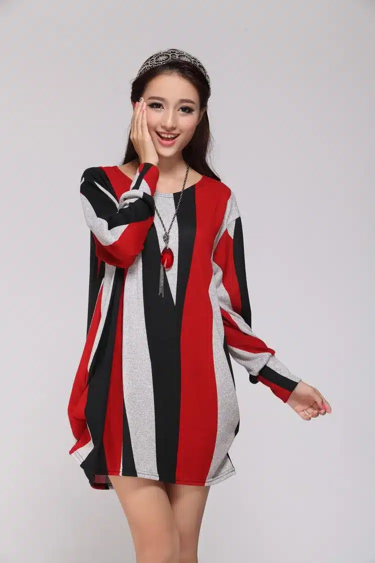 NEW 2018 autumn summer women casual long sleeve t shirt tops & tees plus size loose fashion tunic t-shirt big large XL-5XL 20