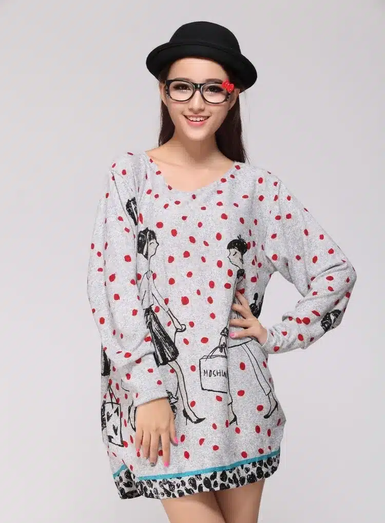 NEW 2018 autumn summer women casual long sleeve t shirt tops & tees plus size loose fashion tunic t-shirt big large XL-5XL 29