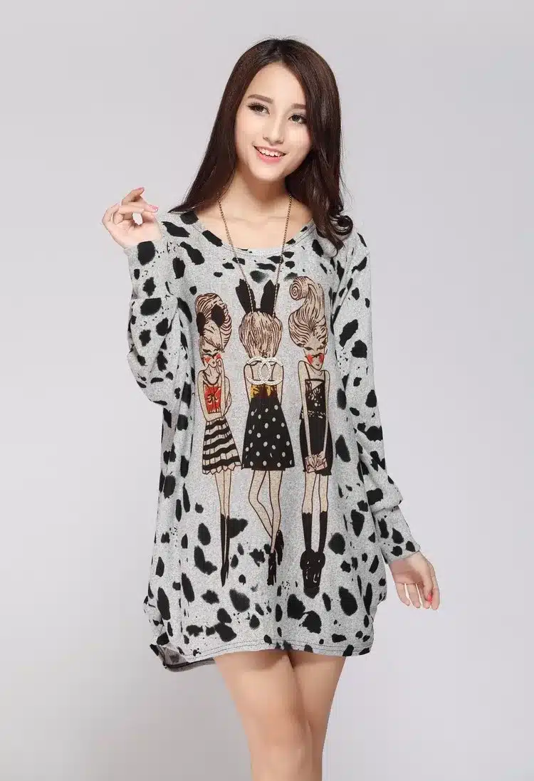 NEW 2018 autumn summer women casual long sleeve t shirt tops & tees plus size loose fashion tunic t-shirt big large XL-5XL 34