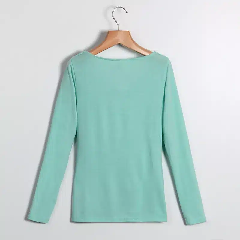 Women T shirt Long Sleeve Hollow Out Spaghetti Strap Slim Long Sleeve Tops Tees Bandage T Shirts Femme Blusas LJ4515E 15
