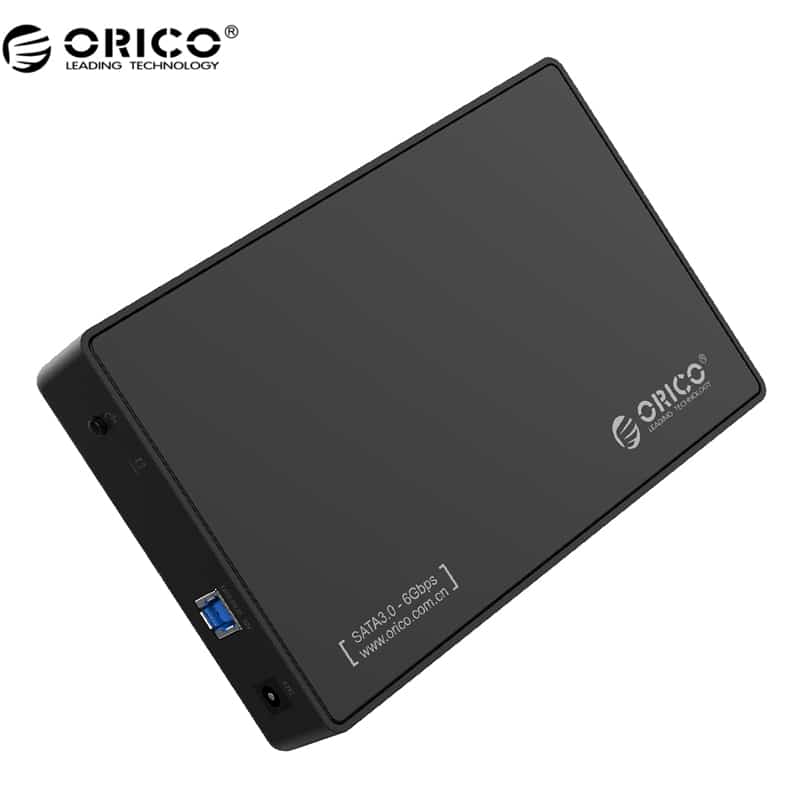 must 3.5-tolline kõvaketta ümbris USB 3.0 ühendusega