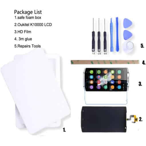 LCD ekraan - Oukitel K10000