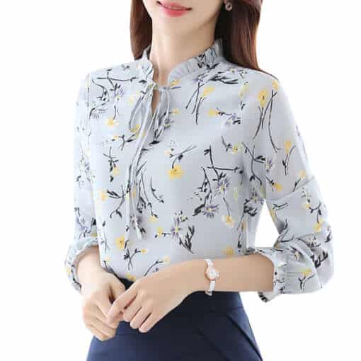 Elegantne lilleline pluus