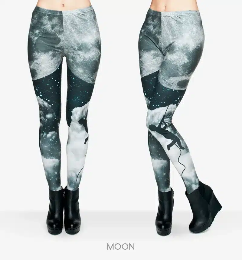 Zohra Brand Night Moon 3D Printing Our world Legging Punk Women Legins Stretchy Trousers Casual Pants Leggings 7