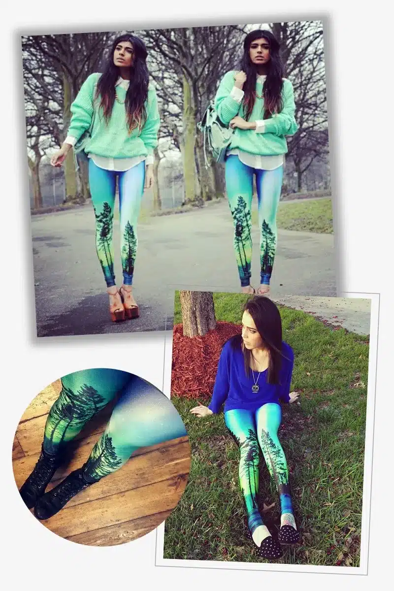 Zohra Brand Night Moon 3D Printing Our world Legging Punk Women Legins Stretchy Trousers Casual Pants Leggings 16