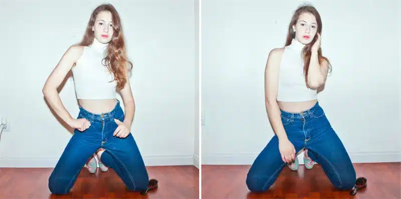 GCAROL Euro Style Classic Women High Waist Denim Jeans Vintage Slim Mom Style Pencil Jeans High Quality Denim Pants For 4 Season 20