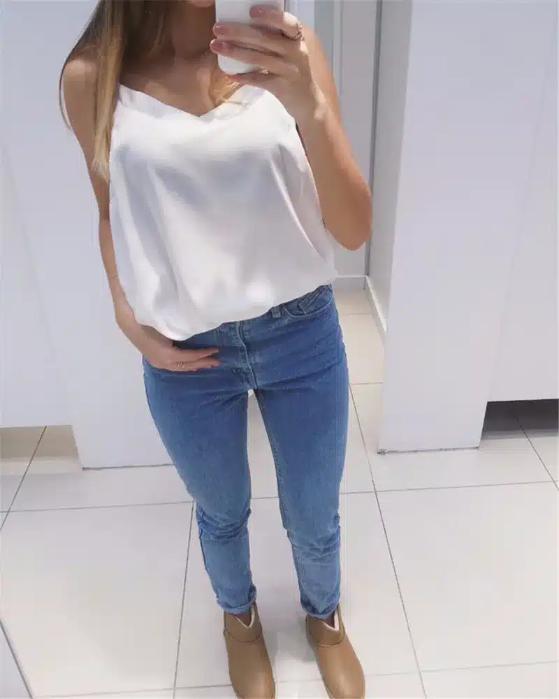 GCAROL Euro Style Classic Women High Waist Denim Jeans Vintage Slim Mom Style Pencil Jeans High Quality Denim Pants For 4 Season 26