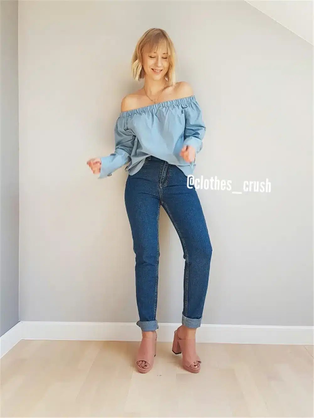 GCAROL Euro Style Classic Women High Waist Denim Jeans Vintage Slim Mom Style Pencil Jeans High Quality Denim Pants For 4 Season 47