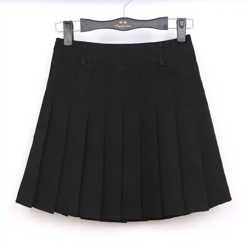 2017 high waist pleated skirts Kawaii Harajuku Skirts women girls lolita a-line sailor skirt Large Size Preppy school uniform 14