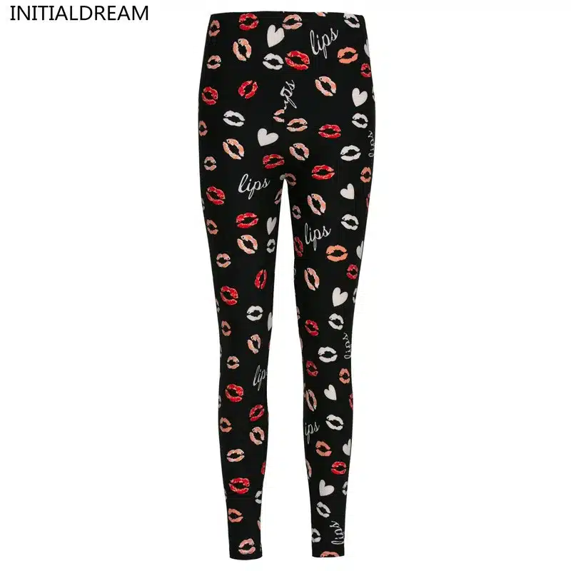 2017 new Christmas leggins Slim fashion leggings women with print fitness high elastic cotton Multiple color casual tigths pants 12