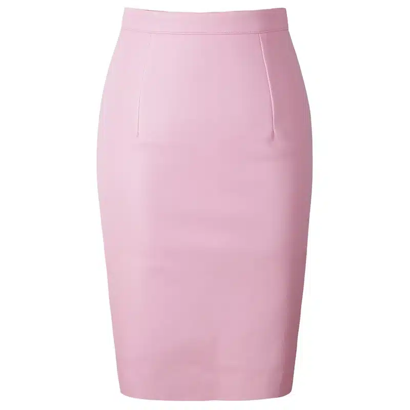 Neophil 2017 Sexy Faux Fur Leather Pu High Waist Midi Women Pencil Skirts Pink Office Wrap Bodycon Short Girls Tutu Saia S08019 10