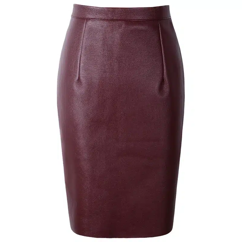 Neophil 2017 Sexy Faux Fur Leather Pu High Waist Midi Women Pencil Skirts Pink Office Wrap Bodycon Short Girls Tutu Saia S08019 13