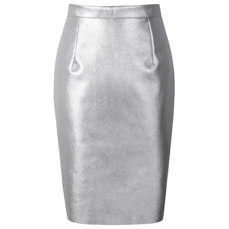 Neophil 2017 Sexy Faux Fur Leather Pu High Waist Midi Women Pencil Skirts Pink Office Wrap Bodycon Short Girls Tutu Saia S08019 14