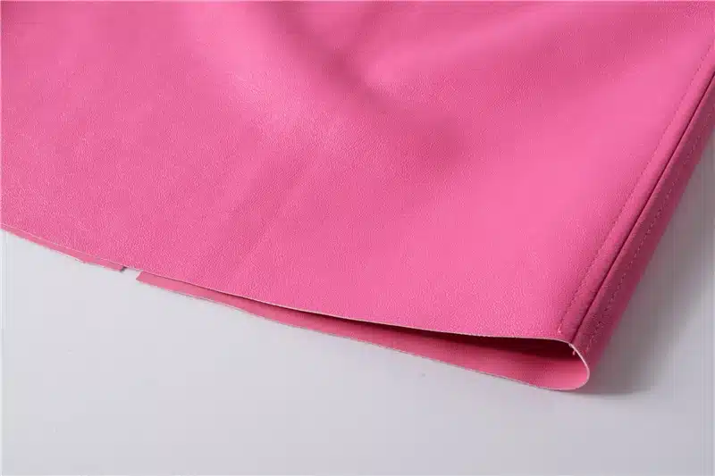 Neophil 2017 Sexy Faux Fur Leather Pu High Waist Midi Women Pencil Skirts Pink Office Wrap Bodycon Short Girls Tutu Saia S08019 26