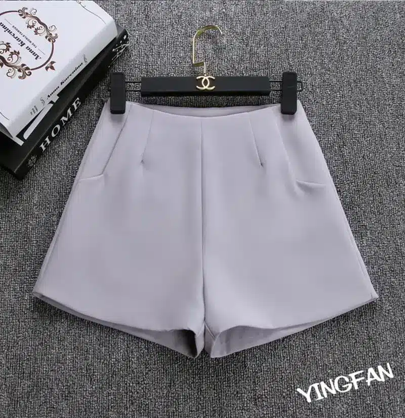 2017 New Summer hot Fashion New Women Shorts Skirts High Waist Casual Suit Shorts Black White Women Short Pants Ladies Shorts 4