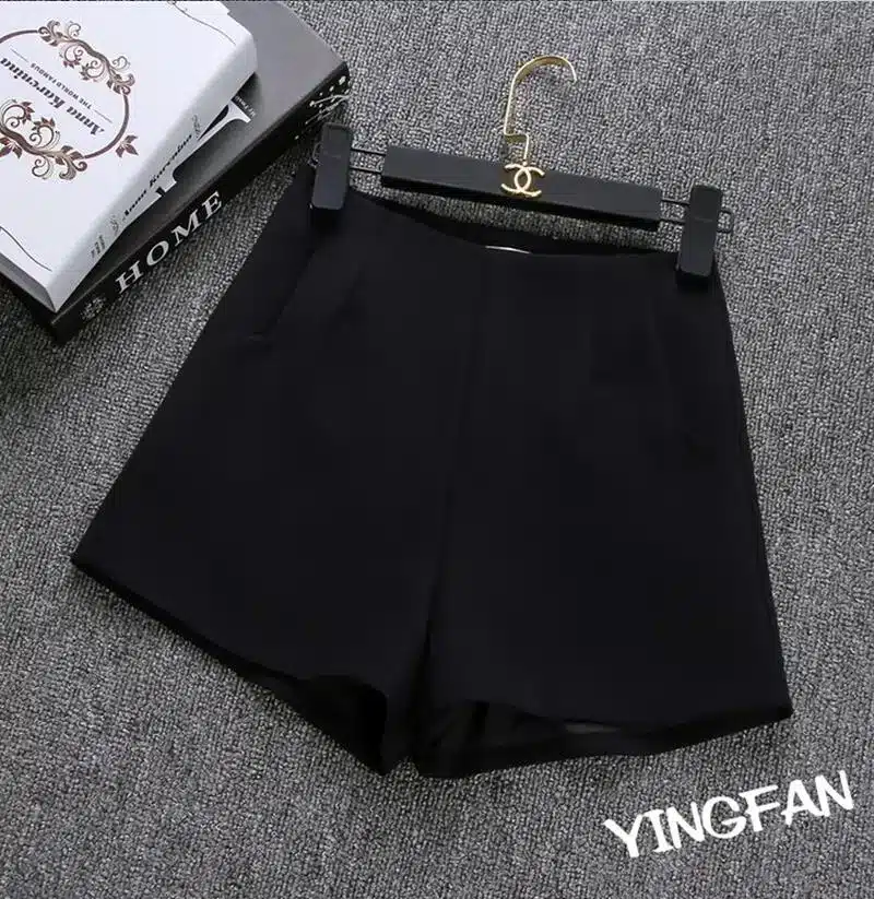 2017 New Summer hot Fashion New Women Shorts Skirts High Waist Casual Suit Shorts Black White Women Short Pants Ladies Shorts 6