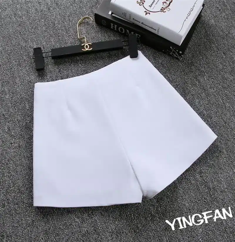 2017 New Summer hot Fashion New Women Shorts Skirts High Waist Casual Suit Shorts Black White Women Short Pants Ladies Shorts 9