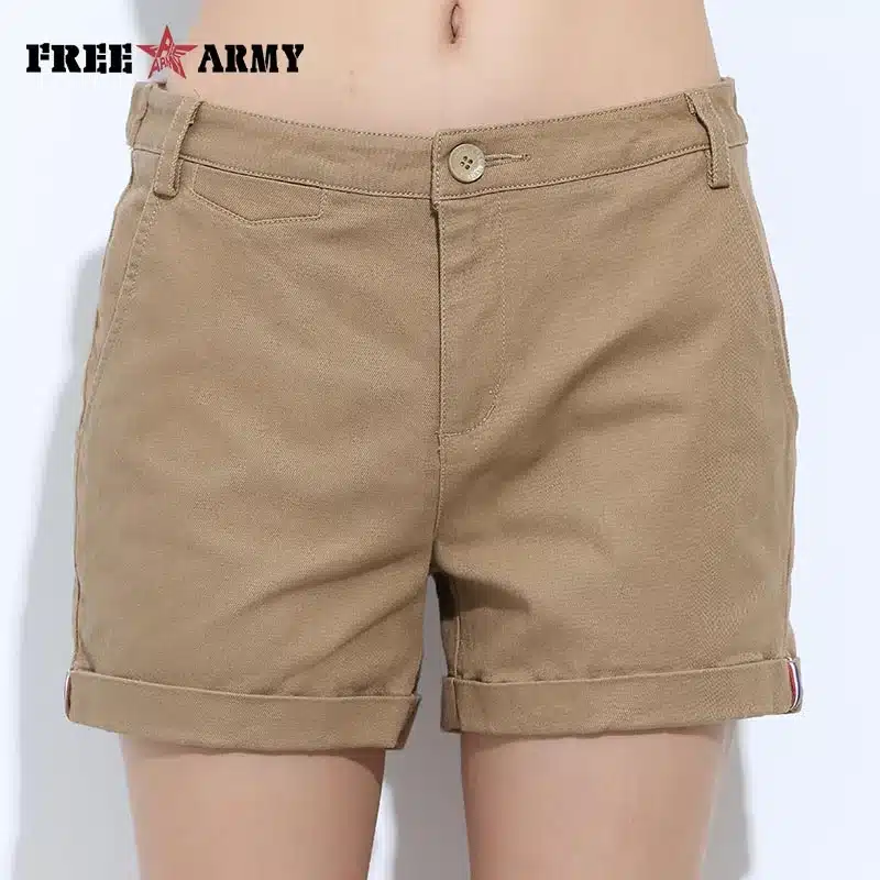 FREEARMY Mini Women's Sexy Short Shorts Summer Slim Hot Casual Shorts Girls Military Cotton Shorts Candy Color Plus Size Female 12