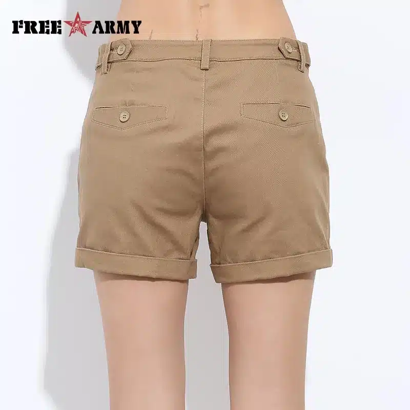 FREEARMY Mini Women's Sexy Short Shorts Summer Slim Hot Casual Shorts Girls Military Cotton Shorts Candy Color Plus Size Female 13