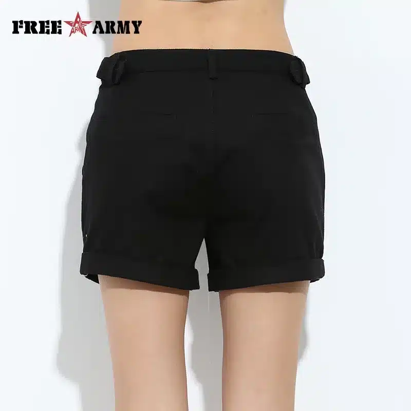 FREEARMY Mini Women's Sexy Short Shorts Summer Slim Hot Casual Shorts Girls Military Cotton Shorts Candy Color Plus Size Female 19