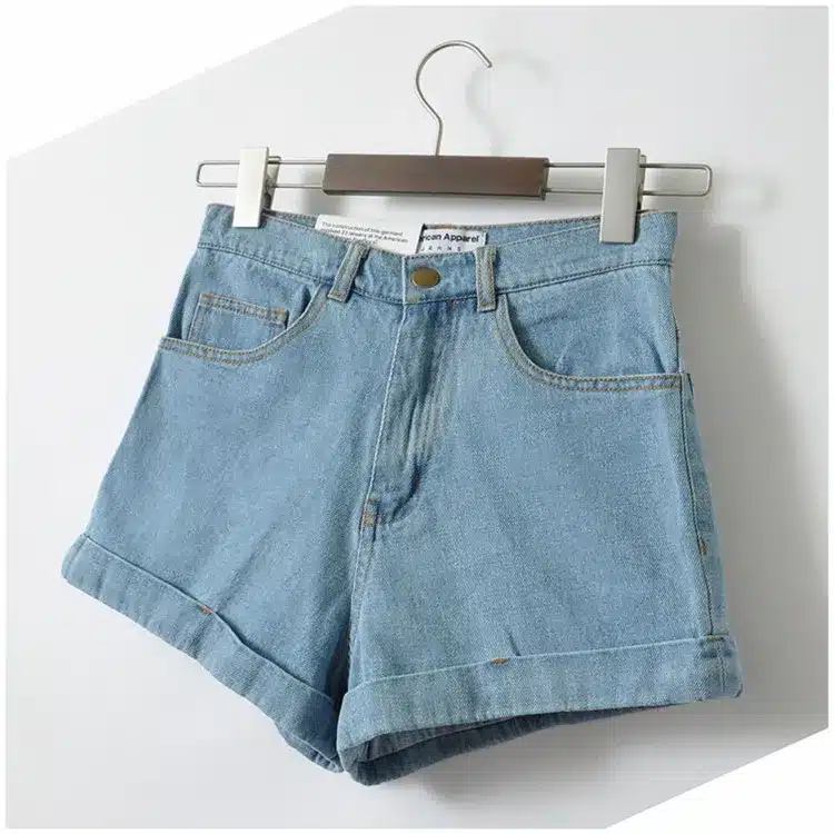 GCAROL Euro Style Women Denim Shorts Vintage High Waist Cuffed Jeans Shorts Street Wear Sexy Shorts For Summer Spring Autumn 20