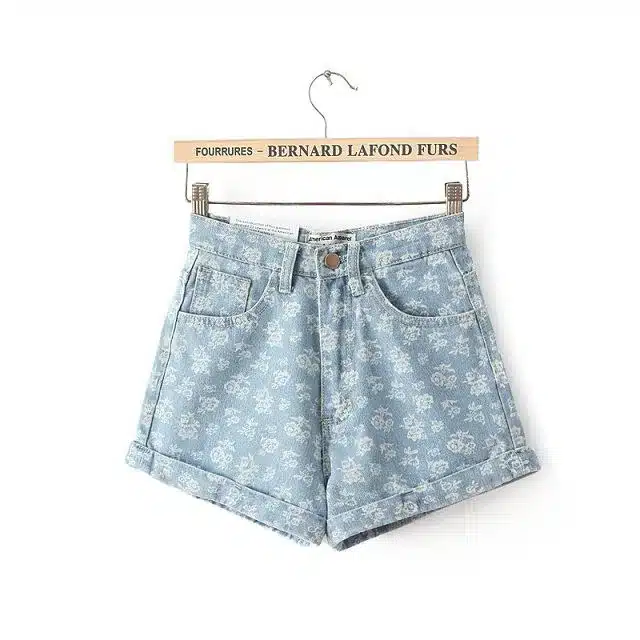 GCAROL Euro Style Women Denim Shorts Vintage High Waist Cuffed Jeans Shorts Street Wear Sexy Shorts For Summer Spring Autumn 38