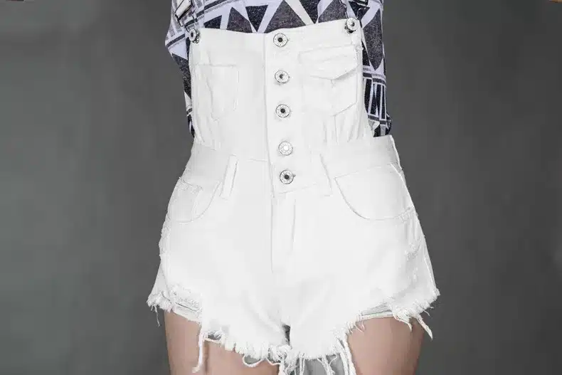 2017 Summer Cheap Cloth Women Denim Playsuits Cotton Strap Rompers Shorts Loose Casual Overalls Shorts Ladies Fashion Playsuits 16