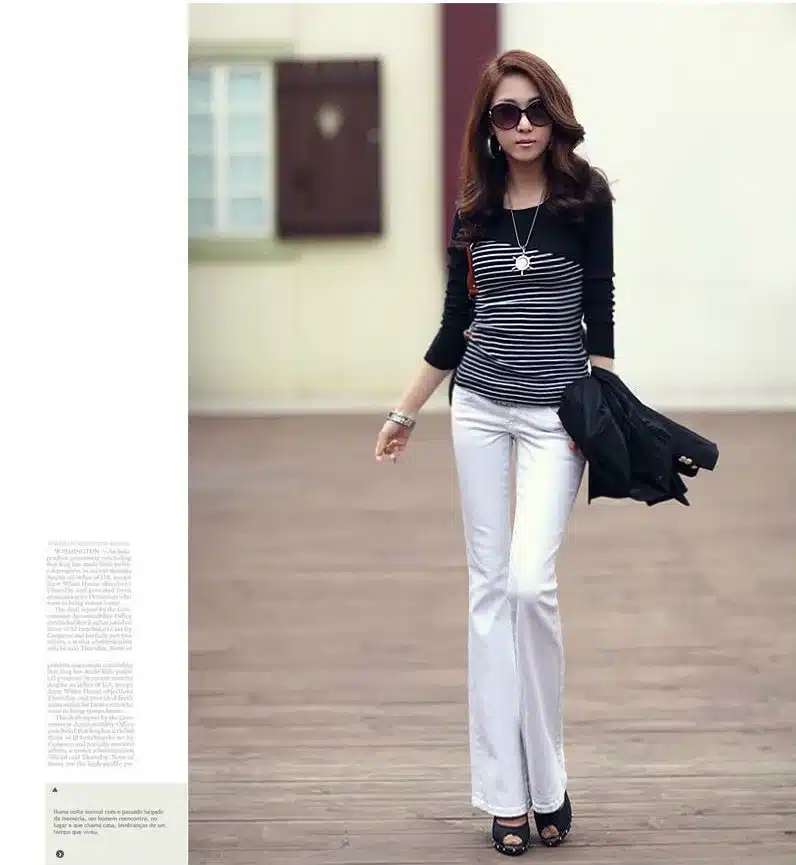 T Shirt Women Clothes 2017 Striped Tshirt Long Sleeve Tops Womens Clothing T-Shirts Cotton Casual Tee Shirt Femme Poleras Mujer 3