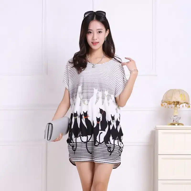 2016 spring summer women tops Plus Size Women short sleeve Loose Casual fashion tunic big large 4xl 5xl 11