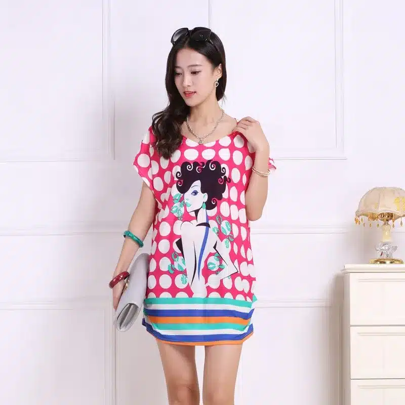 2016 spring summer women tops Plus Size Women short sleeve Loose Casual fashion tunic big large 4xl 5xl 24