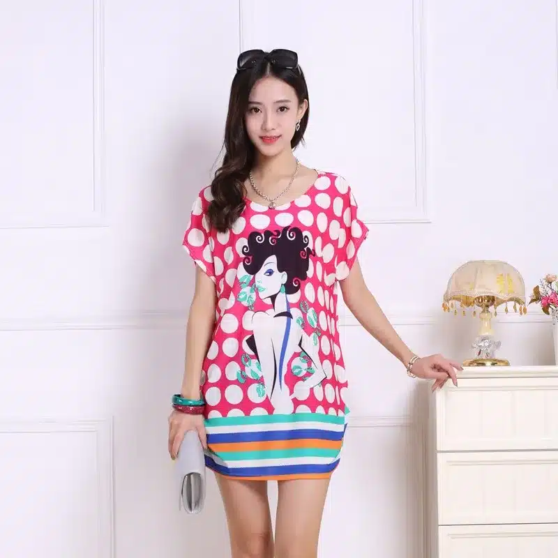 2016 spring summer women tops Plus Size Women short sleeve Loose Casual fashion tunic big large 4xl 5xl 25