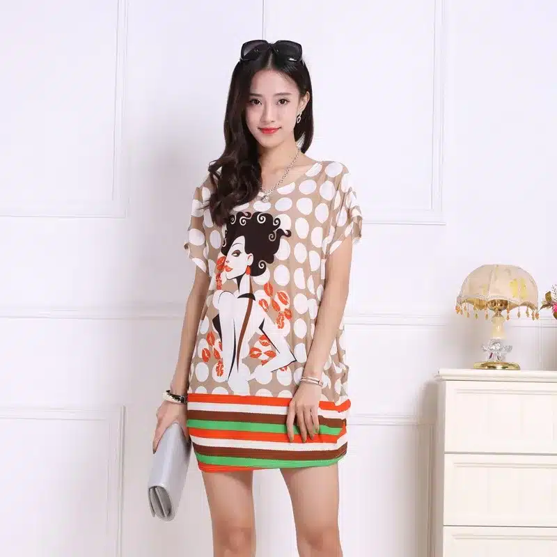 2016 spring summer women tops Plus Size Women short sleeve Loose Casual fashion tunic big large 4xl 5xl 27