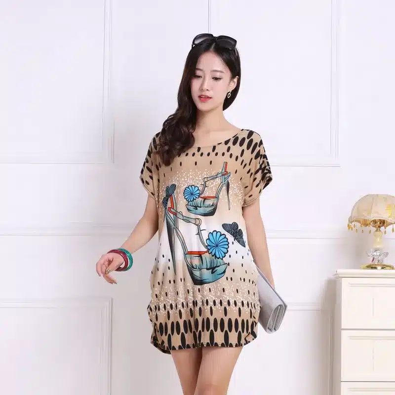 2016 spring summer women tops Plus Size Women short sleeve Loose Casual fashion tunic big large 4xl 5xl 47