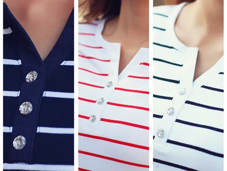 T Shirt femme 2018 Summer Striped T-Shirts Button V-Neck Short Sleeve Womens Clothing Female T-Shirt Women 5xl Plus Size Clothes 13