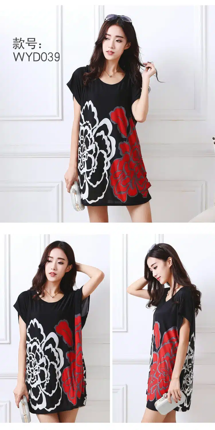 2017 spring summer women tops Plus Size Women short sleeve Loose Casual tunic big large tops tees t shirt 4xl 5xl 23